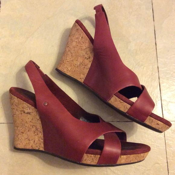 red ugg wedges red ugg wedges